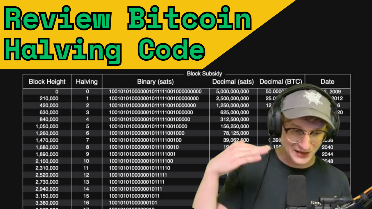 Cover image for Reviewing the Bitcoin Halving Code