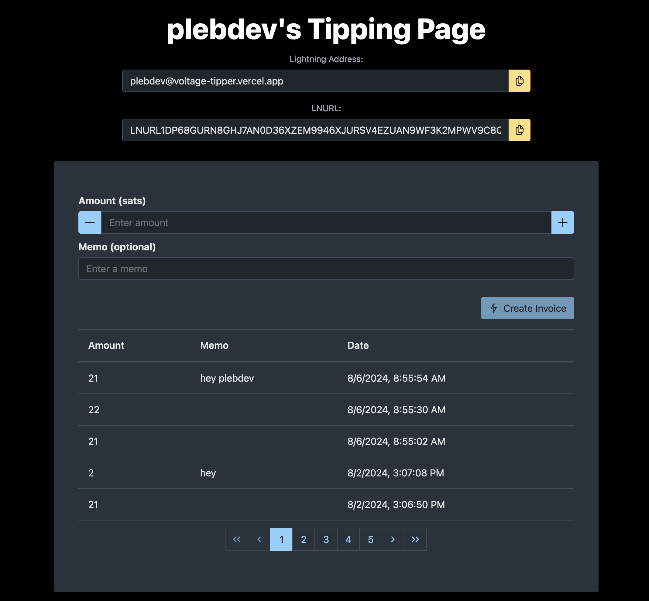 Cover image for Voltage Tipper - App Template